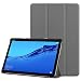 Produktbild huichang Huawei Mediapad M5 Lite 10 Zoll Hülle, Ultra Schlank Schutzhülle Case mit Zwei Einstellbarem Standfunktion für Huawei Mediapad M5 Lite 10Zoll (Grau)