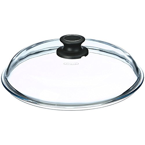 Glasdeckel Simax 28 cm, 5,5 cm hoch, backofenfest bis 260° C, passend für alle Töpfe und Pfannen jeglicher genormter Hersteller