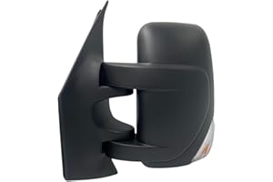 ‎SPIEG REAR VIEW MIRRORS Spieg Außenspiegel Links für Renault Master 3 2010-2024 | Opel Movano B 2010-2021 | Nissan NV400 2010-2021 Elektrisch Verstellbar, Manuell Einklappbar, Beheizbar, Blinklicht (Fahrerseite, Kurzarm)