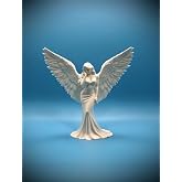 Angelic Serenity Melek Heykelciği | Zarif Oda Dekoru ve Modern Sanat Objesi | Sevdiklerinize Huzur Veren Anlamlı Hediye