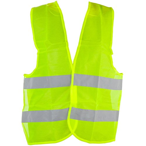 Bubudong Veste de sécurité à haute visibilité avec gilet de sécurité à bande réfléchissante