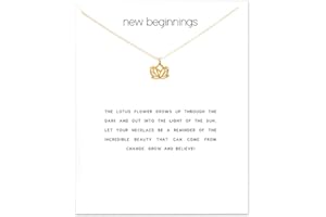 upeilxd Friendship Charm Gold Necklace for Women Good Luck Pendant Chain Sun Butterfly Angel Wings Girl Jewelry Necklace with Message Card Girls' Birthday Gift Card