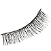SODIAL(TM) New 10 Pair Reusable Long Fake False Eyelashes Glue Adhesives Eye Lashes Makeup Black 026