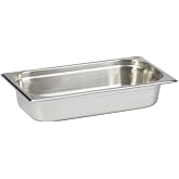 Paslanmaz &Ccedil;elik Gastronom/gastronorm K&uuml;vet Gn 1/3-65 (32,5 X 17,6 X 6,5 CM)