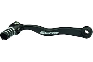 SCAR Sélecteur de vitesse anodisé Compatible avec KTM 125 250 300 SX Husqvarna TC TX Gasgas MC EC EX 23-25 - Noir