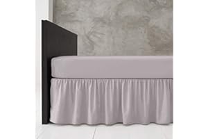 Comfy Nights Mantovana in policotone tinta unita, facile da pulire, in 19 colori (re, argento)