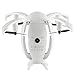 Produktbild Xshuai 0.3MP WIFI FPV 2.4G 4CH 6-achsen RC Quadcopter Folding Niedliche Wandelbare Ei Drone RTF Für Weihnachtsgeschenk (Weiss)