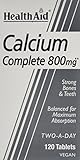 HealthAid Calcium Complete 800mg - 120 Vegan Tablets