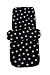 Clair de Lune Star Fleece Pushchair Footmuff (Black)