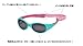 Real Kids Shades Explorer Flex Fit Removable Band with Polycarbonate Sunglasses (Lens 0 Plus, Cherry Pink/Lime Green)