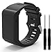 Produktbild Nosii Sport Silikonband Ersatzband für Garmin Vivoactive HR Armbanduhr Sportuhr (Color : Black)