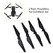 Produktbild Crazepony-UK DJI Mavic Air Propeller 4 Pieces Quick Release Replacement Propellers Accessories for DJI Mavic Air Zubehör Drone - White Edge