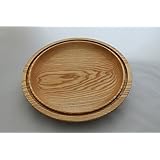 Große Holzschale Esche Ø34cm / Design Unikat Optik Schale Maserung Geschenk Holz Schale Aufbewahrung