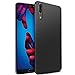Produktbild Conie Basic Backcover kompatibel mit Huawei P20, Schwarze Silikon Schutzhülle sturzsichere Hülle aus TPU Anti Fingerprint Rückschale