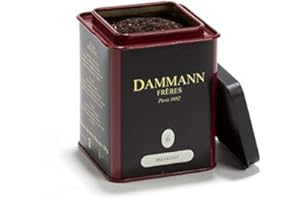 Pasticceria Passerini dal 1919 Dammann Breakfast - Thé Noir Parfait pour Un Petit déjeuner de Choc, boîte 100g - Dammann Frères