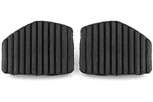Keenso 2 piezas freno y embrague almohadilla del pedal cubierta de goma C3 C4 C5 C6 C8