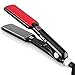 Professional Nano-Titanium Wet & Dry Flat Iron Infulsed Wide Plate, 1-3/4 Inch, Black