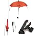 Kungfu Mall Baby Pram Pushchair Buggy Stroller Umbrella Sunshade Parasol Brolly Sun Canopy (Orange)