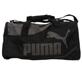puma gym bag black and red