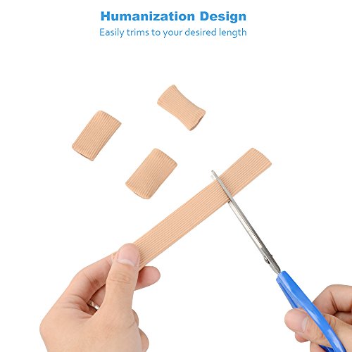 SOUMIT 1Pc Finger Zehenschutz mit Einzelne Seite Gel-Futter-Pad, Zehen Separator Korrektur Bandagen für Hallux Valgus Bunion Hühneraugen – Schmerzlinderung & Komfort - 6