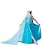 Produktbild Vogueeasy Eiskönigin Prinzessin Elsa Anna Kostüm Kinder Glanz Kleid Mädchen Weihnachten Verkleidung Karneval Party Halloween Fest Kostüm 110