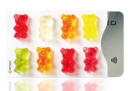 OPTEXX®, custodia protettiva con certificazione TÜV, testata e certificata per carte di credito, carte di debito, carte d'identità, blocco sicuro da RFID