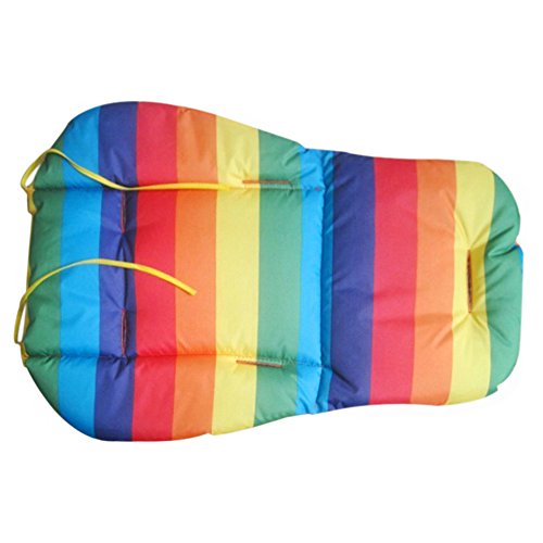 Sanwood Waterproof Baby Kids Car Seat Liner Padding Pram Stroller Cushion Pad (Blue)