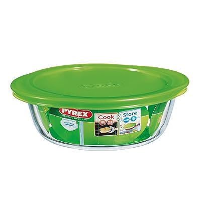 Pyrex PLAT ROND 20CM PYREX 4 EN 1 COOK & STORE 1L + COUVERCLE