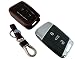 Produktbild Schutzhülle in Lederoptik Keyless Go - 3 Tasten VW/Skoda Schlüssel - passend für Passat B8, CC Superb A7 und viele mehr.