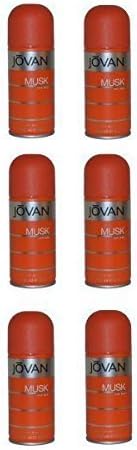 Jovan Musk for Men Deodorant Spray 150ml - Offer for Pack of 6