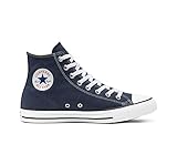 converse canvas ox trainers Typische Gummizehenkappe Converse Chuck Taylor All Star, Unisex-Erwachsene Hohe Sneakers, Blau (Navy Blue), 44.5 EU