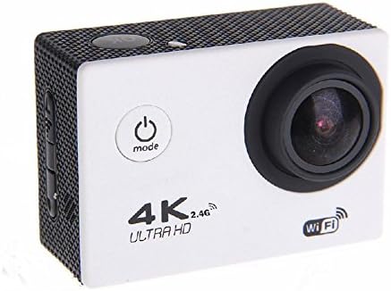 EPTEK@ 16GB TF Card+ HD 4K Wifi sports action camera F60R 2.0 inch Screen 4K 170 Degrees Wide Angle WiFi Mini Sport Action Camera Camcorder with Waterproof Housing Case &Remote Controller (White)