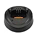 Produktbild censhaorme Schwarz Tragbare Schnellladestation mit LED f¨¹r Motorola Walkie Talkie EP450 GP3188 GP3688 CP040 Nur Basis