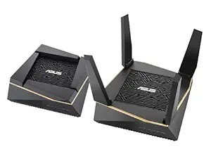 ASUS RT-AX92U (2 Pack) AX6100 Tri-Band WiFi Router 6 (Black) 802.11ax Supporting AiProtection Pro Network Security, AiMesh mesh, Built-in wtfast for Gaming, VPN Setting, Adaptive QoS and DFS Band