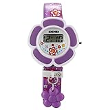 Lancardo Orologio Elettronico per Bambini Studenti Cinturino Silicone Quadrante Digitale Multifunziona Impermeabile Viola