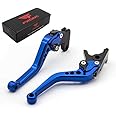 FXCNC Motorcycle Adjustable Brake Clutch Levers Compatible with Royal Enfield Continental GT 650, Continental GT 535, 650 Interceptor, Royal Enfield C5 and B5, 2017 on Euro