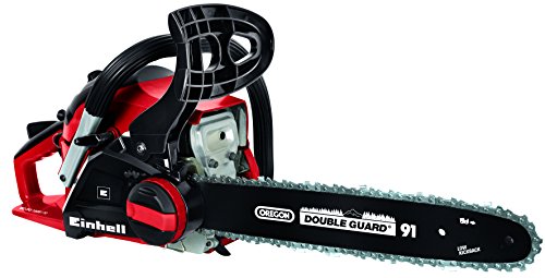 Einhell Benzin Kettensäge GC-PC 1535 I TC (1,5 kW, 35,0 cm Schwertlänge, 21 m/s Schnittgeschwindigkeit, inkl. Mischflasche, Schwertschutz)