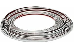 Moulding Trim Strip, MACHSWON Car Chrome Styling Decoration Moulding Trim Strip Self Adhesive 6mm x 15M Silver