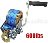 [] FidgetGear Handwinde/Kurbelwinde, 600 lbs Polyester, für ATV, Boot, Anhänger H-D