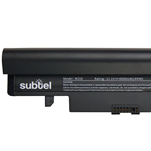 subtel® Akku für Samsung N145 Plus / NP-N145 Samsung N150 Plus NP-N150 Samsung NP-NC10 Plus (Intel ATOM N450, Intel ATOM N455) 4400mAh Ersatzakku Austausch Batterie AA-PB2VC6 AA-PL2VC6 - 4