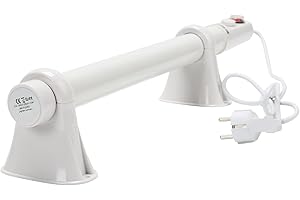 Tubiaz 90W Elektrische Heizung für Gewächshäuser mit eingebautem,Ideal für Schränke und Gewächshäuser