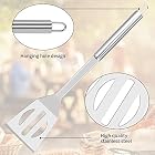 WisFox Grillbesteck, Edelstahl Grill Zubehör 28 Teiliges Barbecue Grill Zubehör Set BBQ Utensilien in… – Bild 6