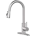 ALTON SUS52055, Single Lever Sink Mixer with Dual Flow Pull-Down Sprayer, Brushed Nickel, Matte