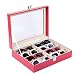 Produktbild Fengbingl Sonnenbrillen-Organizer-Sammelbox Sonnenbrillen Vitrine Sunglass Eyewear Display Storage Case Tray für Brillen und Sonnenbrillen etc