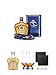 Produktbild Seagrams Crown Royal The Legandary Whiskey 1,0 Liter + Crown Royal Northern Harvest Rye Whisky 0,05 Liter Miniatur + The Glencairn Glas Stölzle 2 Stück + Schiefer Glasuntersetzer eckig ca. 9,5 cm Ø 2 Stück