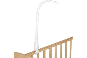 CULCENOR CXING Support Mobile de Berceau, Tige Mobile de Griffe de Berceau de Bébé, Support de Bras Suspendu de Décora de Jouet de Bricolage pour Accrocher des Jouets et un Support de Poupées