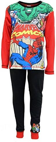 Boys Spiderman Iron Man Thor Captain America Pyjamas Marvel 4 5 6 7 8 9 10 11 12 Years
