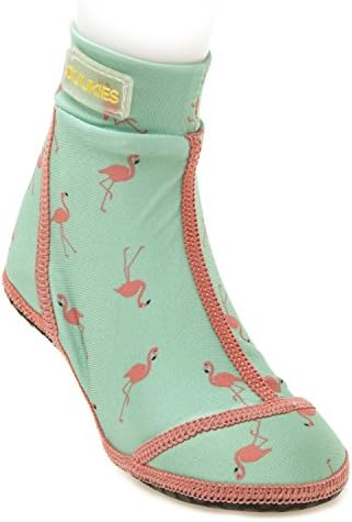 Duukies Boy's Croco Bink Beach Socks - Green, Size 26