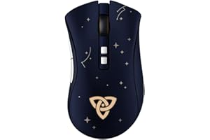 Razer DeathAdder V2 Pro Mouse da Gioco Wireless con Comfort Ergonomico (Interruttori Ottici di Seconda Generazione, Messa a Fuoco Ottica + Sensore 20K, Cavo SpeedFlex, 88 Grammi) Impatto Genshin