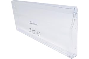 eRicambi®, Sportello Frontale Inferiore per Cassetto Verdura Frigorifero, Compatibile con Candy Hoover Haier, Dimensioni: 454x185x30 (mm), per Modelli: CKBBS CELC